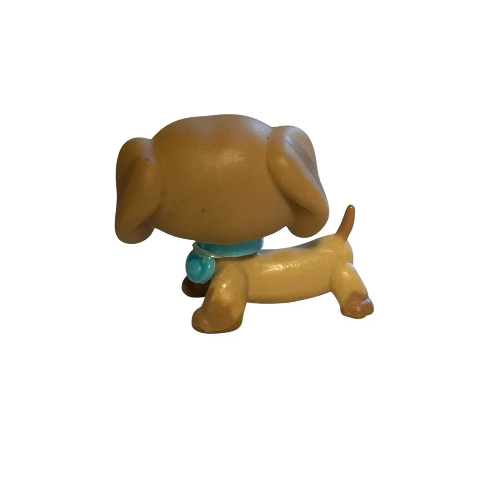 Authentic Littlest Pet Shop #932‎ Dachshund Dog Original W/ Collar Hasbro LPS